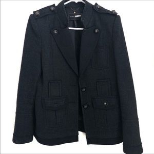BCBG MAXAZRIA Military Style Blazer